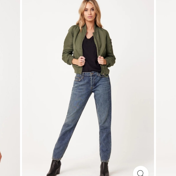 SIWY Army Green Bomber Jacket - Picture 2 of 16